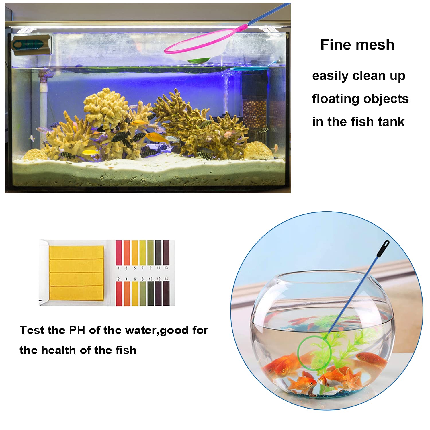 Lxiyu pH test paper for quick water parameter checks in tanks