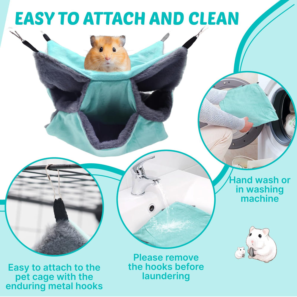 LYART easy-clean hammock is machine- and hand-washable for busy owners.