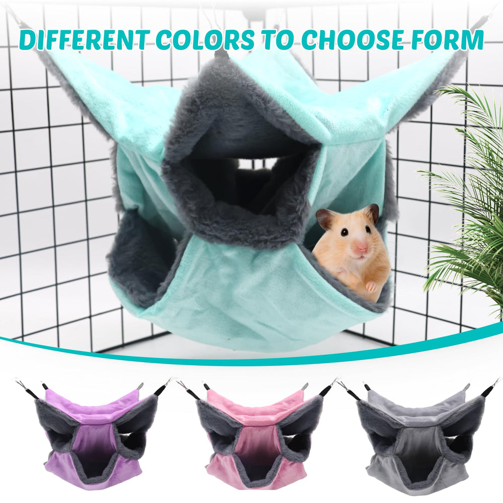LYART mint-grey plush hammock combines soft comfort with a stylish look.