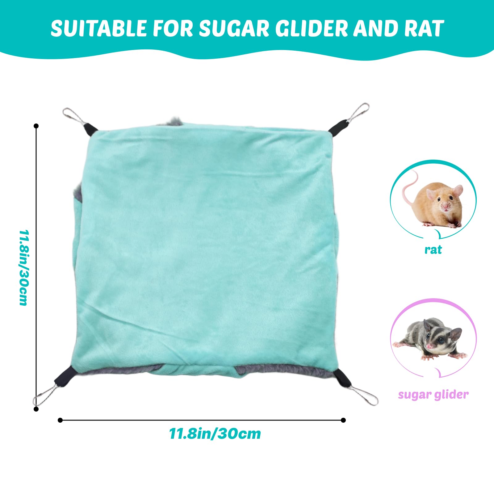 LYART small-pets nap hammock creates extra resting spots in cages.