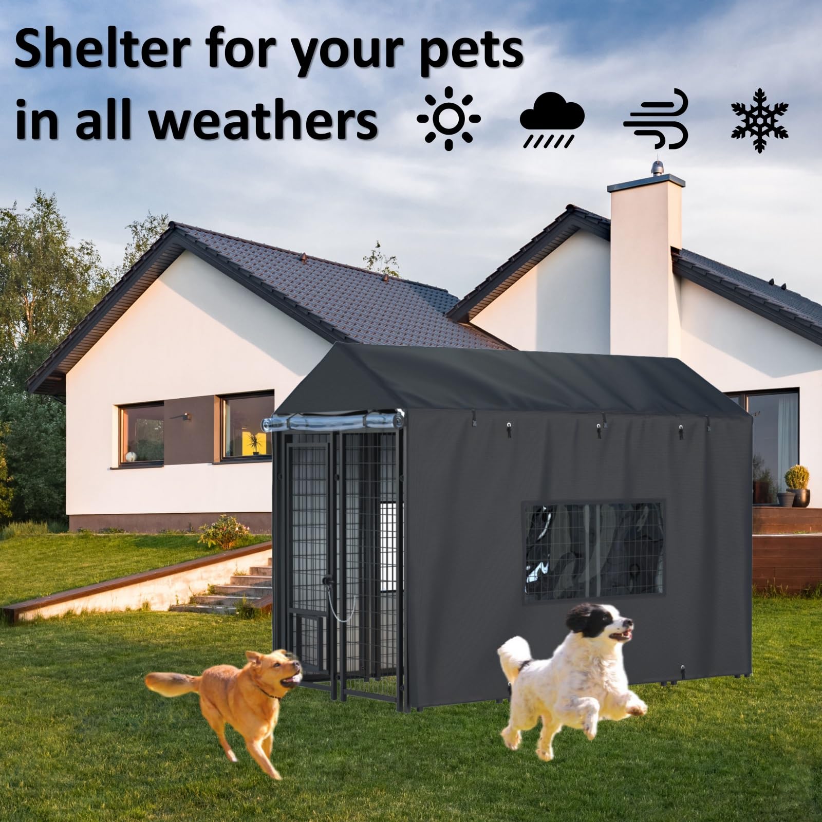 LYBOSH full-coverage design keeps interior dry in all weather conditions