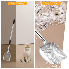 LYCC scoop close-up with foam grip for comfortable scooping.