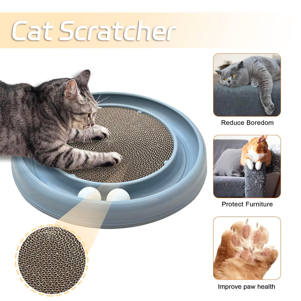 LYCTDD cat ball track ball engages paws and nose for dynamic movement.