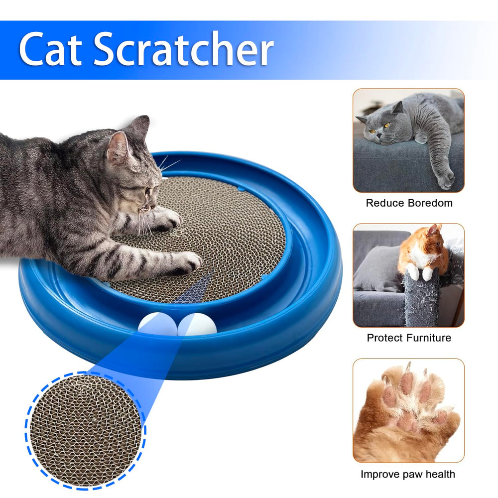 LYCTDD cat scratching board base and refill, protects furniture while scratching