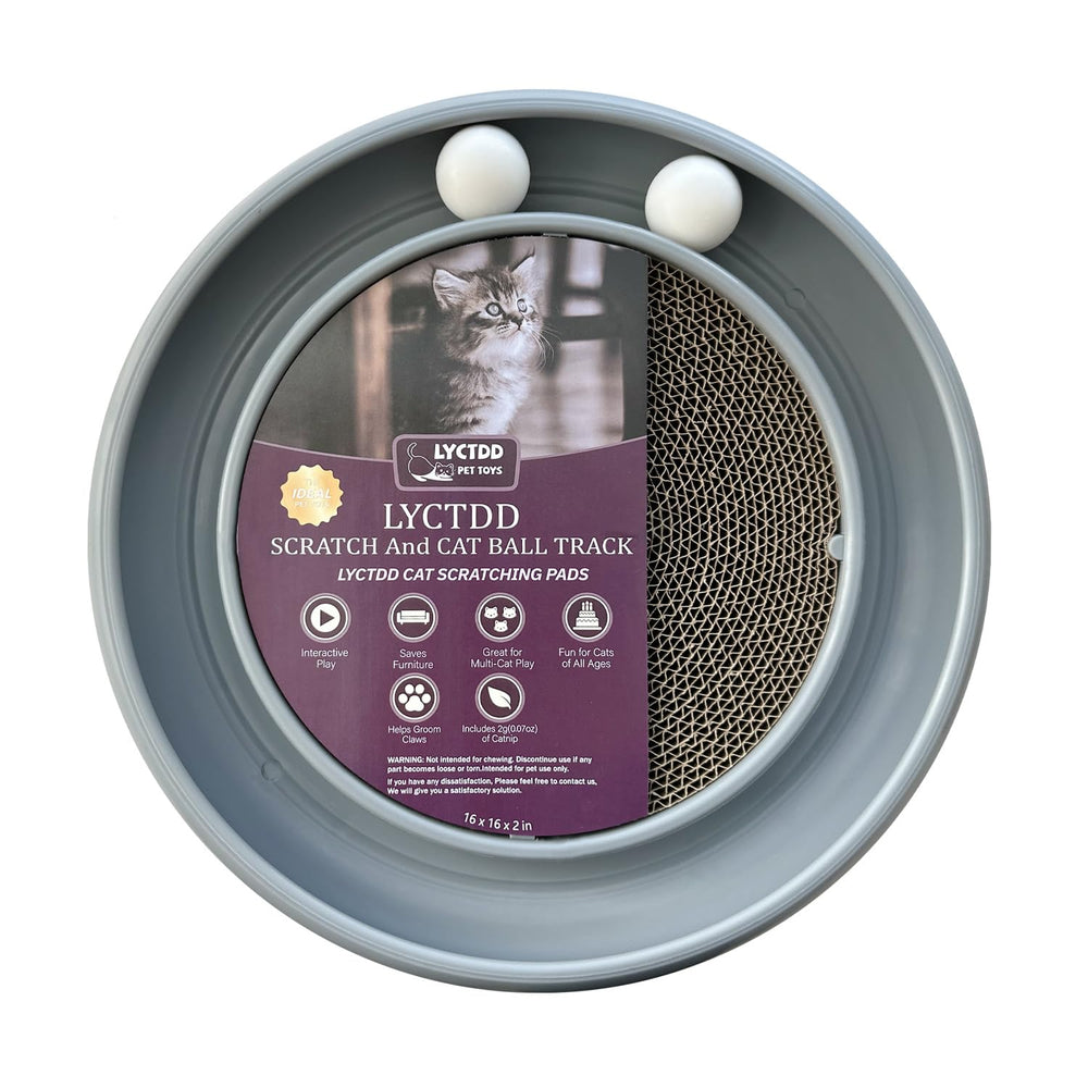 LYCTDD interactive cat ball track base promotes curiosity and active play indoors.
