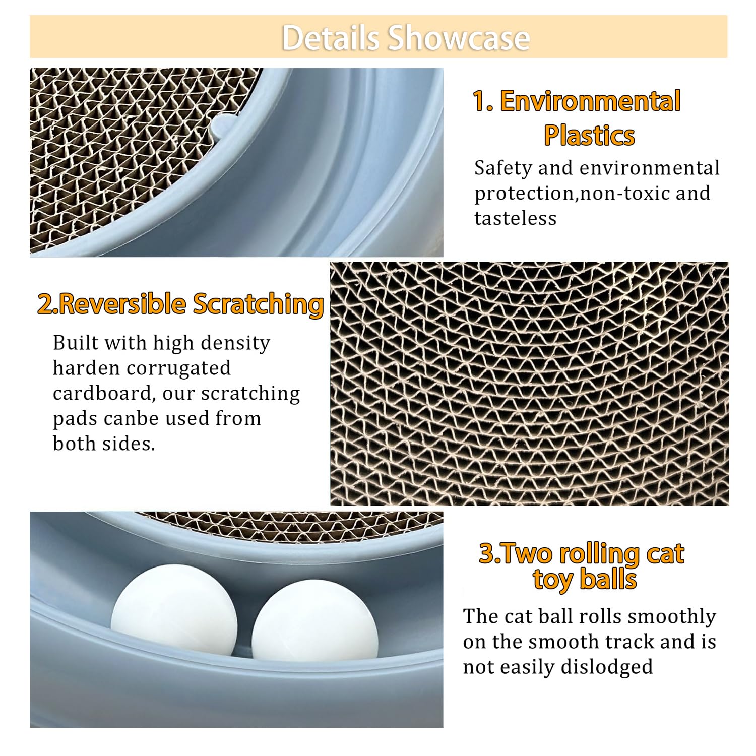 LYCTDD round scratcher base supports scratching while protecting furniture.