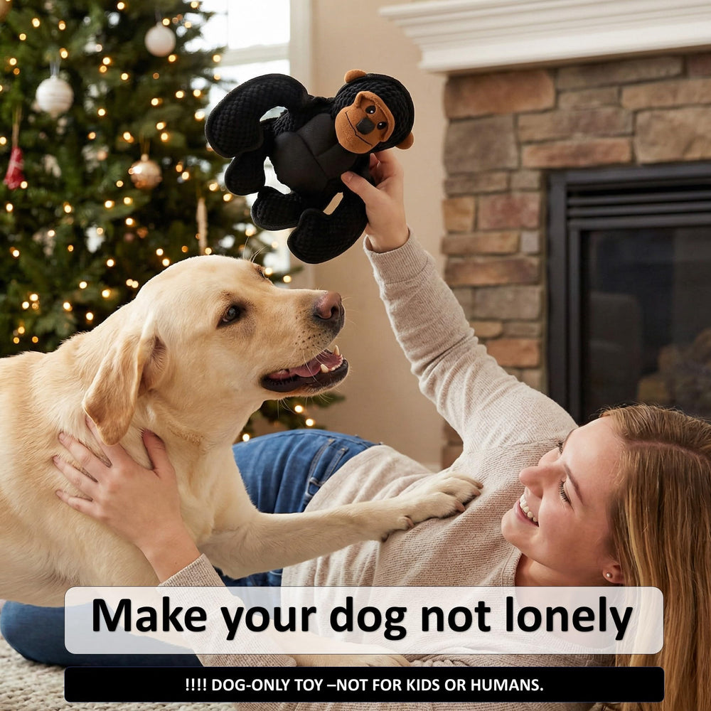 LydaPKS double-layer fabric keeps the plush durable during powerful chews.