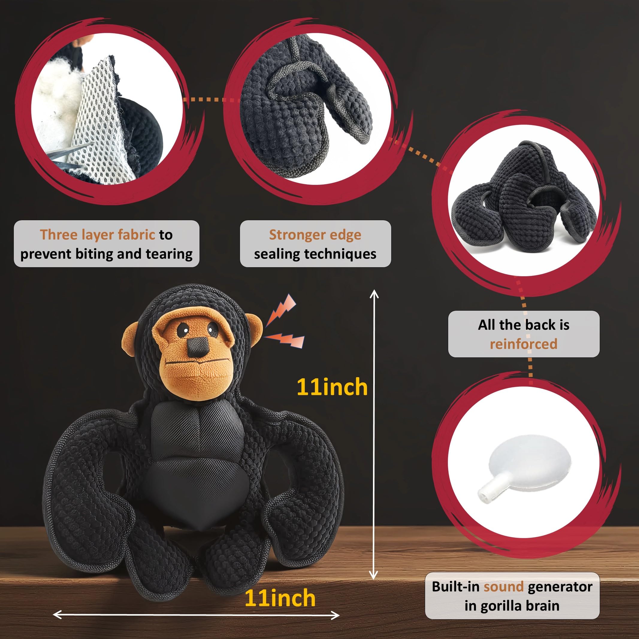 LydaPKS machine-washable design simplifies cleaning after play sessions.