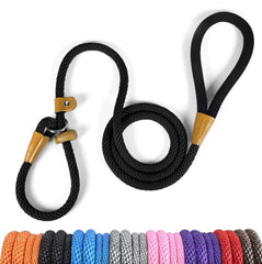 Lynxking 6ft slip lead 2 pack for easy on/off during walks.