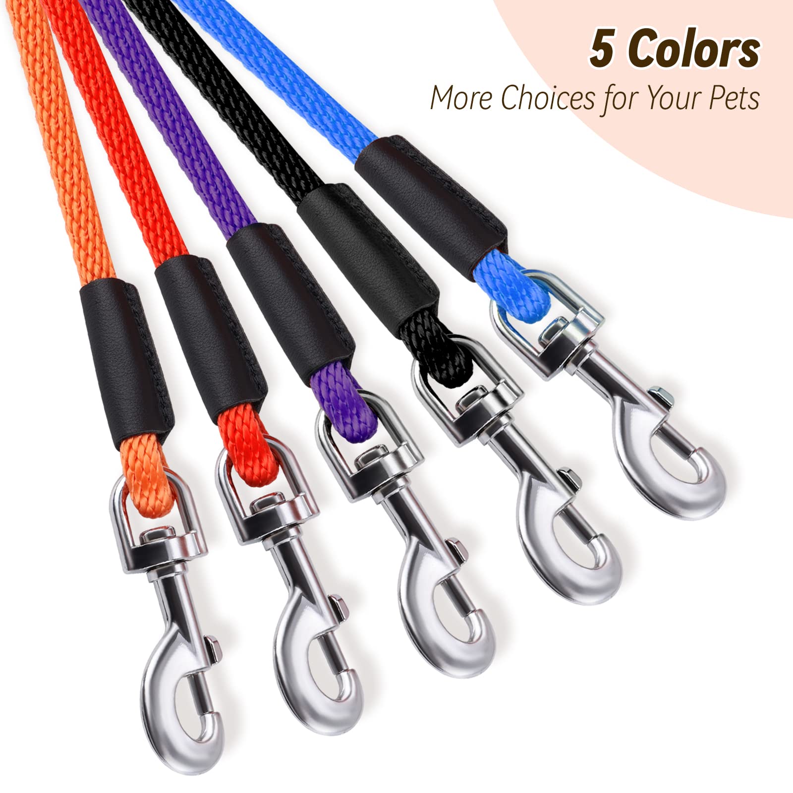 Lynxking Check Cord Leash floats and stays visible in water