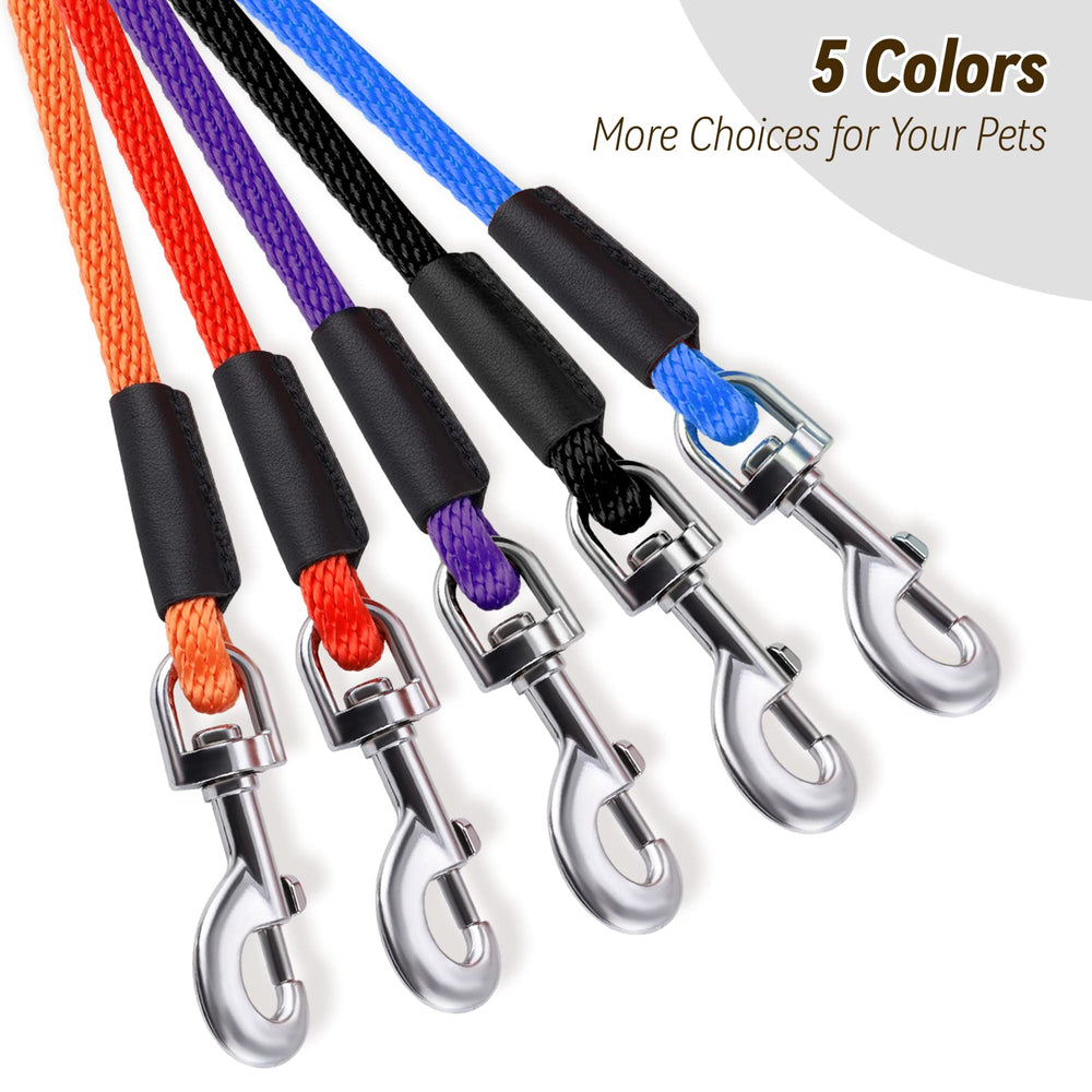 Lynxking Check Cord Leash in black, highly visible