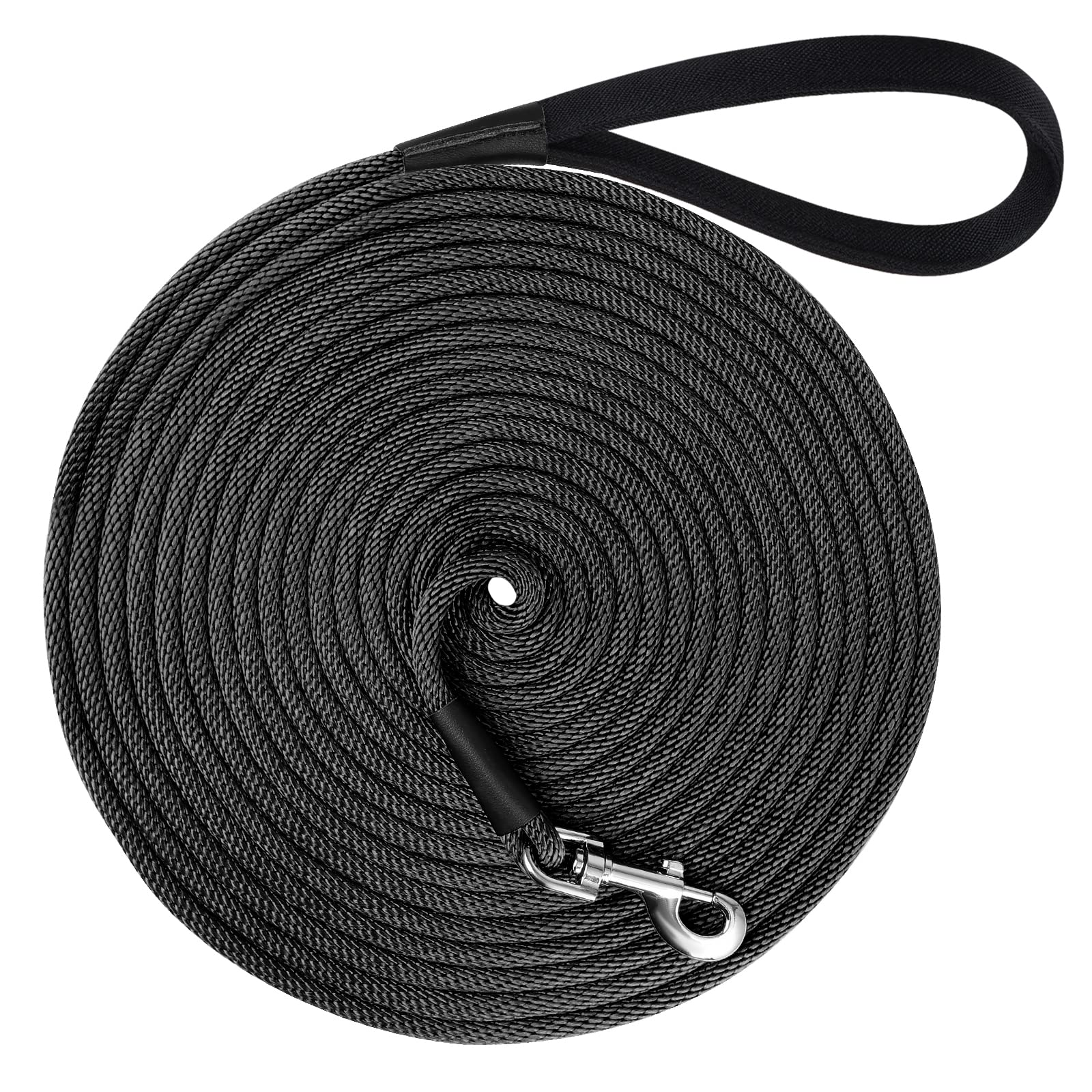 Lynxking Check Cord Leash rope-material close-up shows rugged construction.