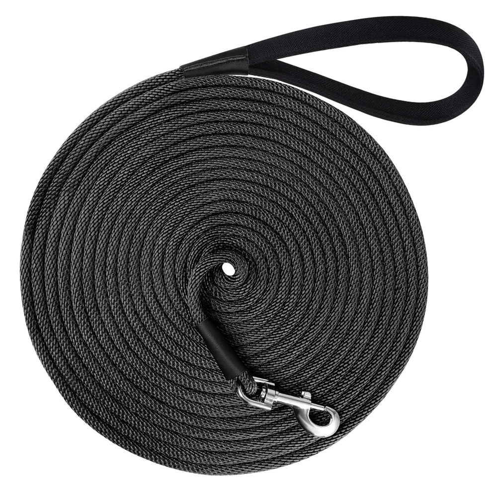 Lynxking Check Cord Leash rope-material close-up shows rugged construction.