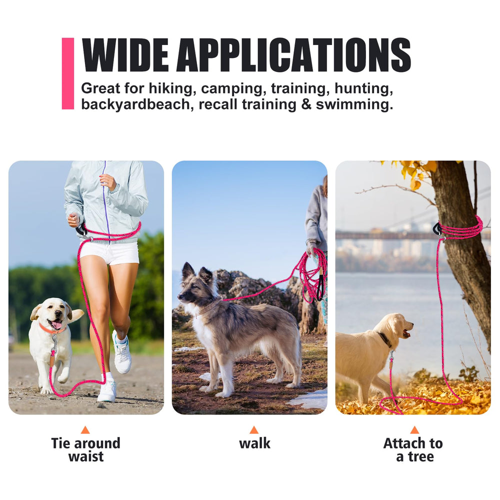 Lynxking heavy-duty rope leash ensures durability for dogs of all sizes and active days.