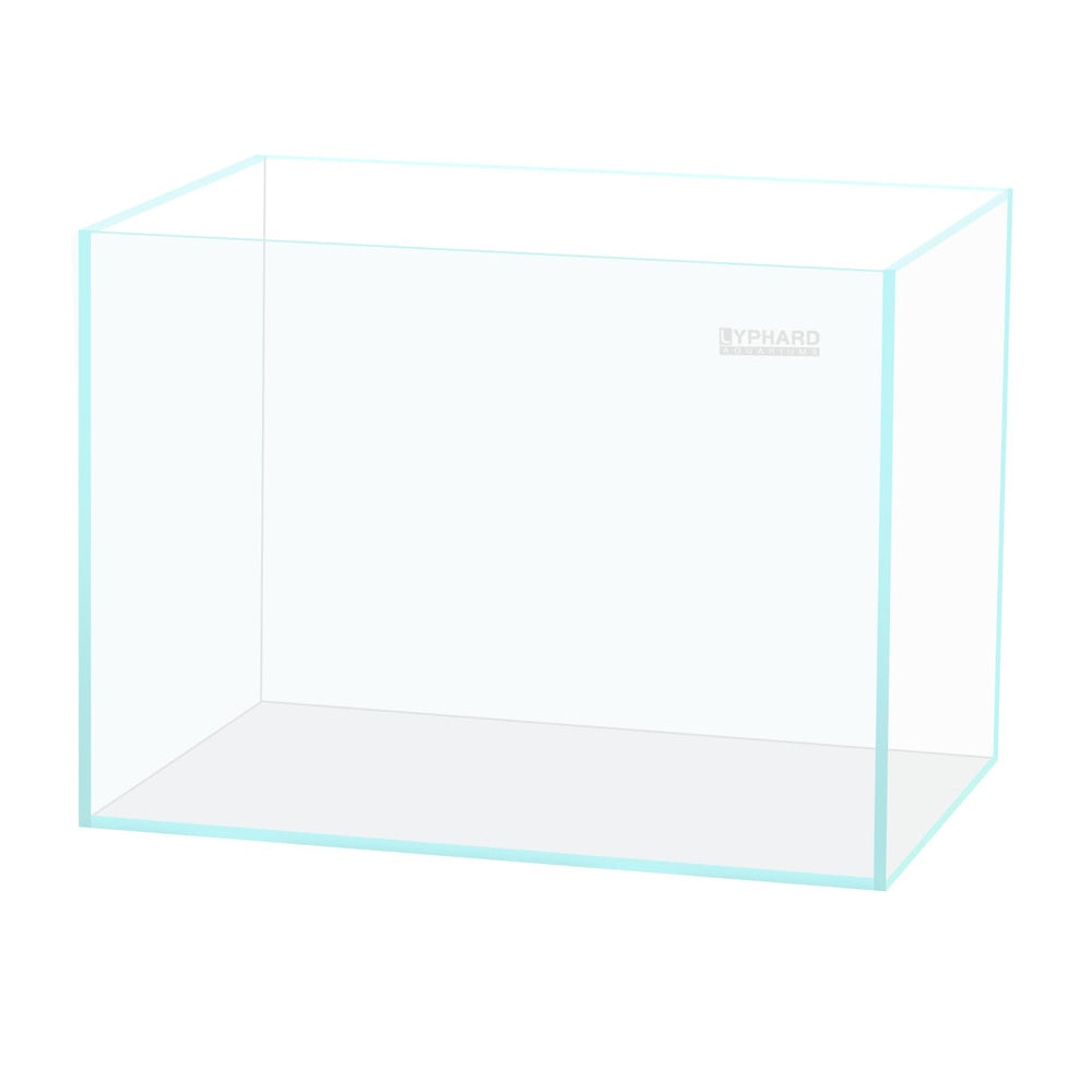 LYPHARD AQUARIUMS 9.5-GALLON rimless front view offers immersive viewing for your aquatic setup.