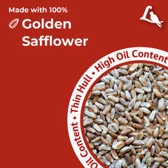 Lyric Golden Safflower seed draws woodpeckers to your feeder.