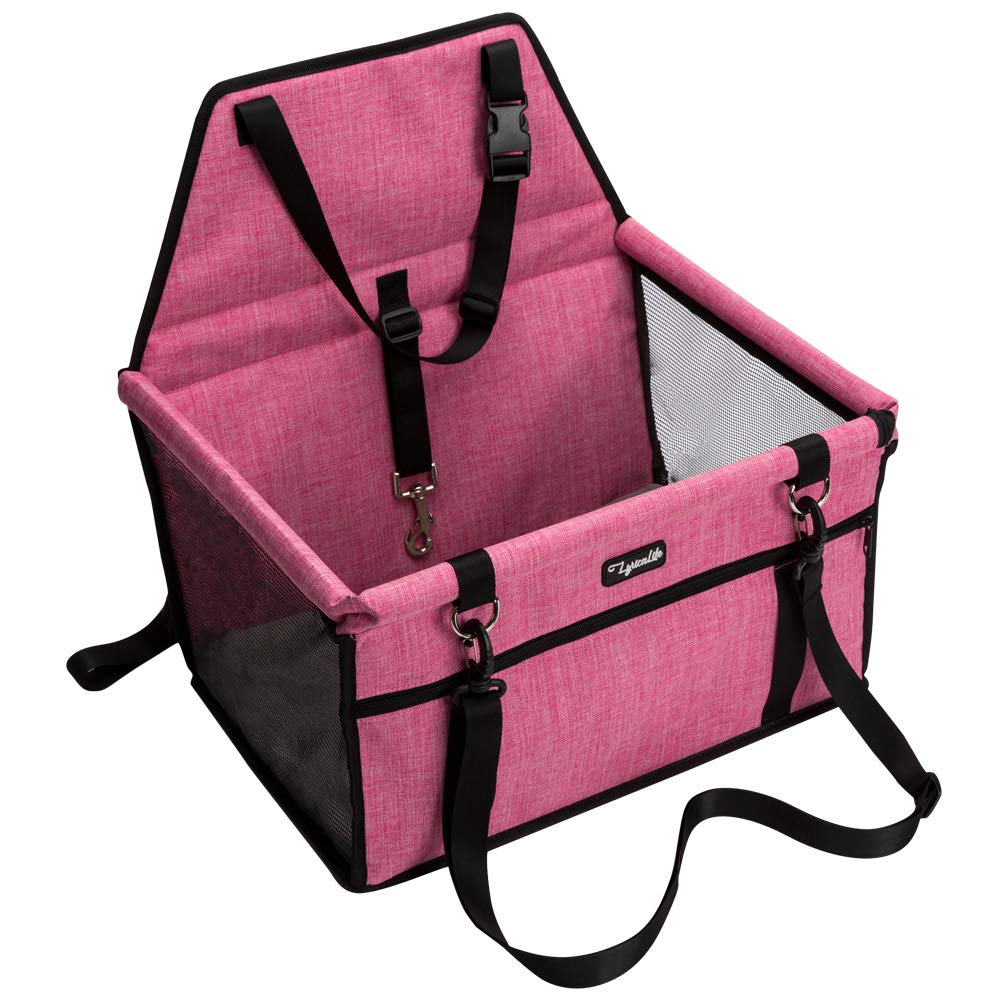 Lyricalife Pet Car Seat with sturdy-structure design for secure car travel.