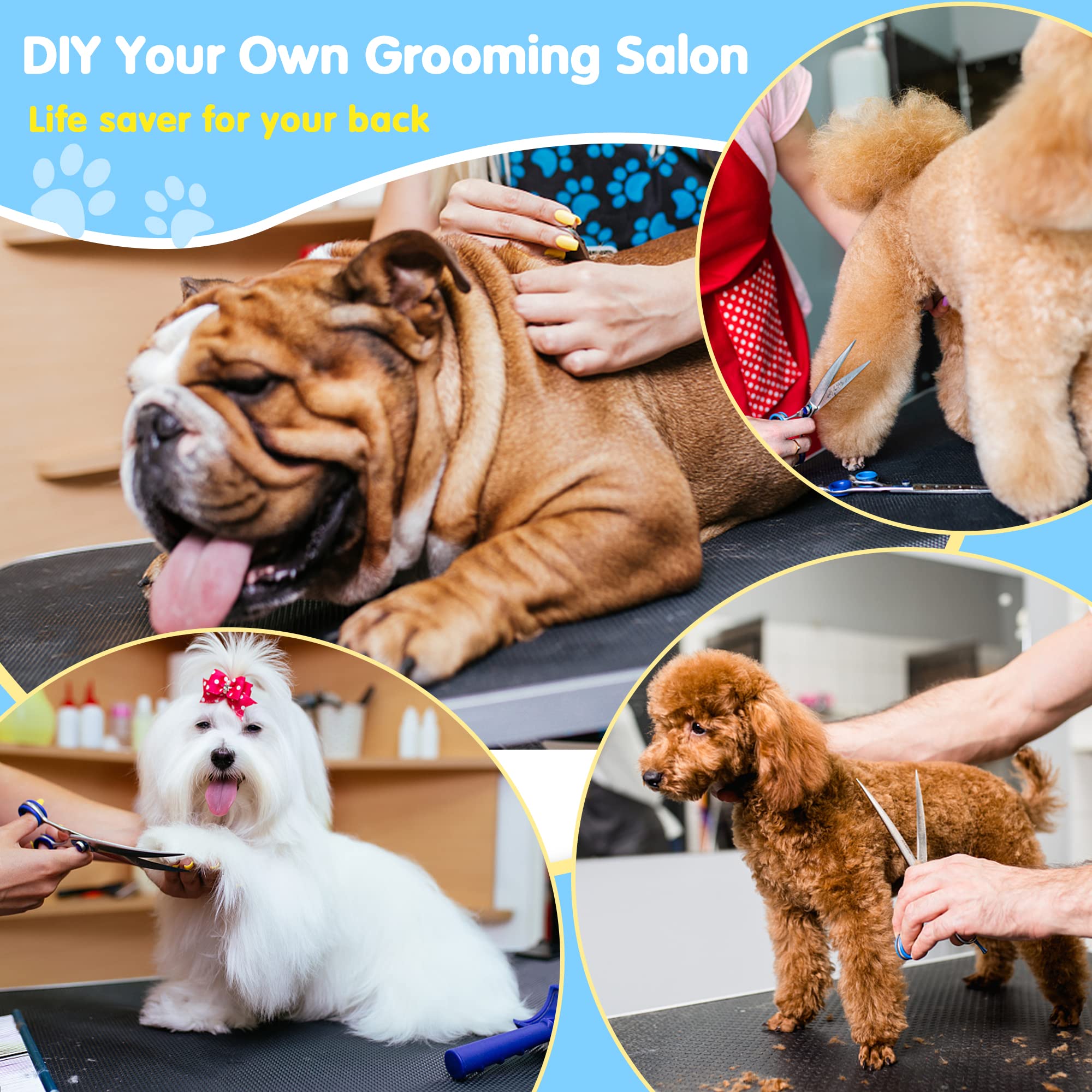 Lyromix adjustable arm with clamps for versatile grooming positions