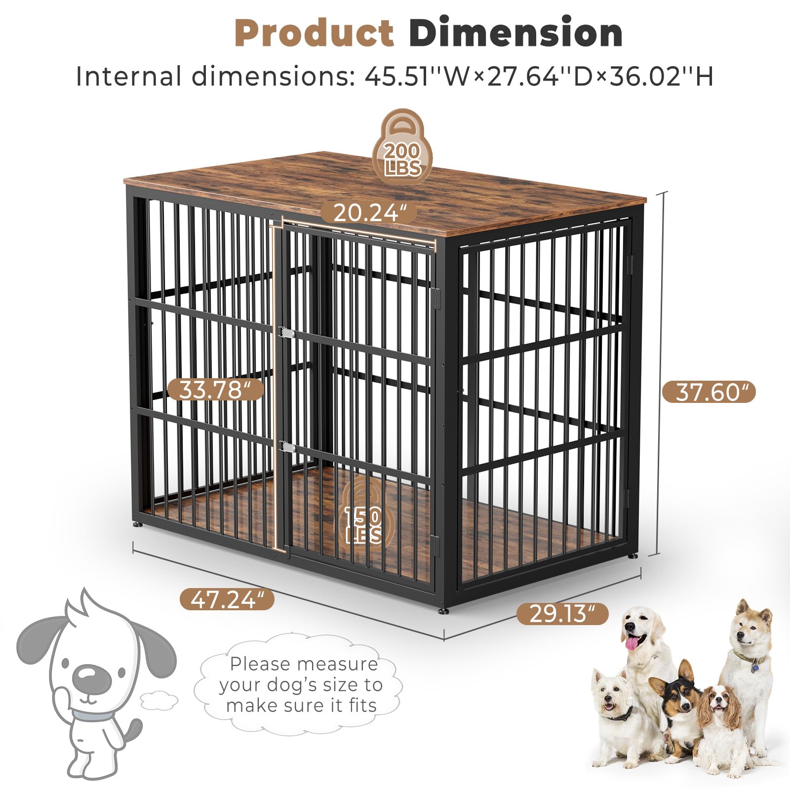 Lyromix dog crate end table storage combines shelter with surface space