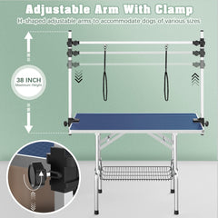 Lyromix foldable-design grooming table for easy storage after use