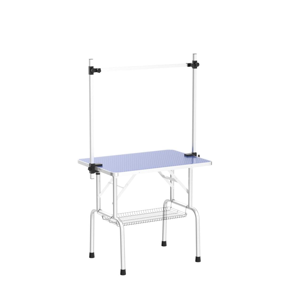Lyromix table includes a metal mesh tray to organize tools