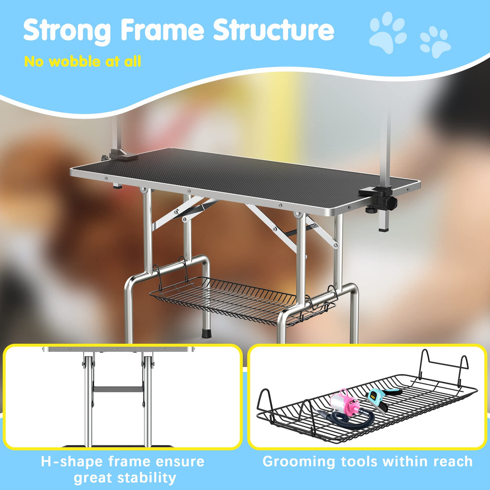 Lyromix foldable pet station setup at home for easy storage