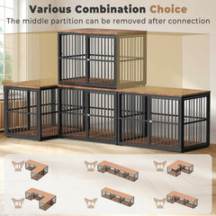 Lyromix three door crate from side angle showing easy access