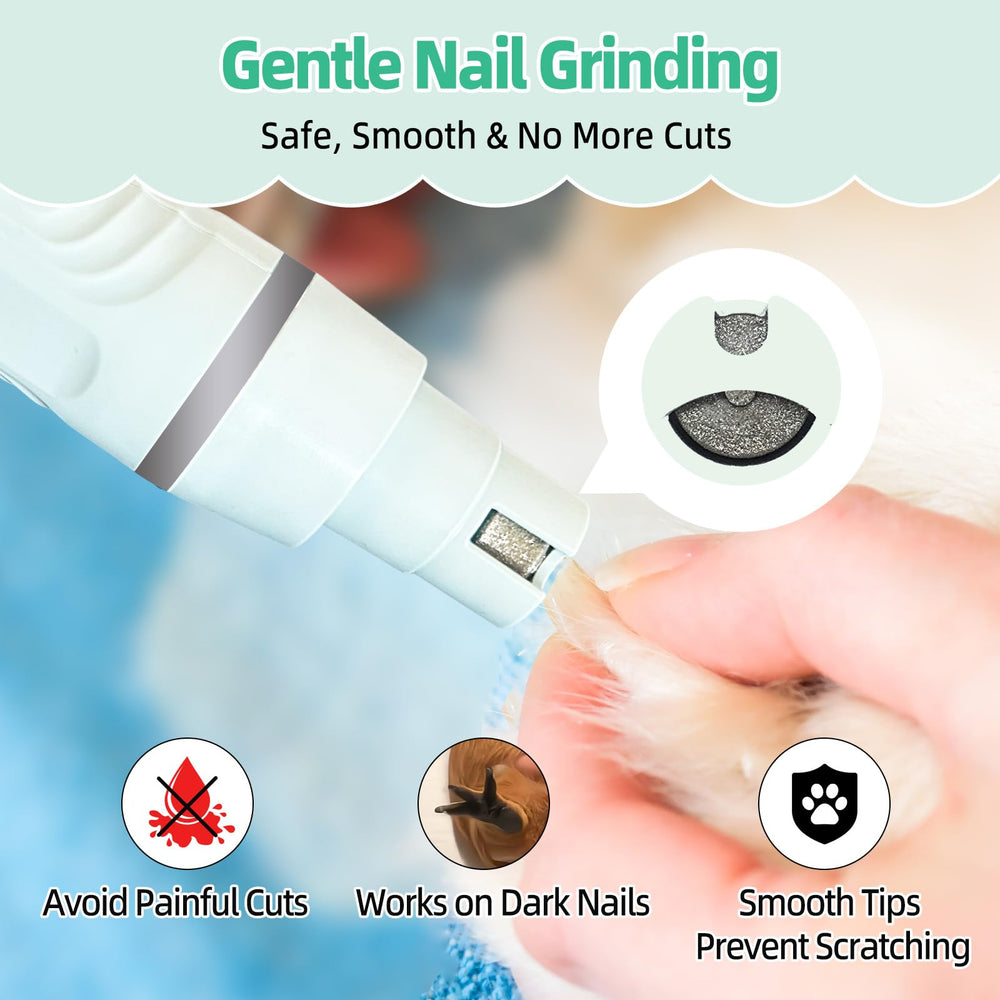 Lyrzzey grooming kit ultra-safe blades protect delicate skin during trimming.