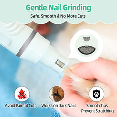 Lyrzzey grooming kit ultra-safe blades protect delicate skin during trimming.