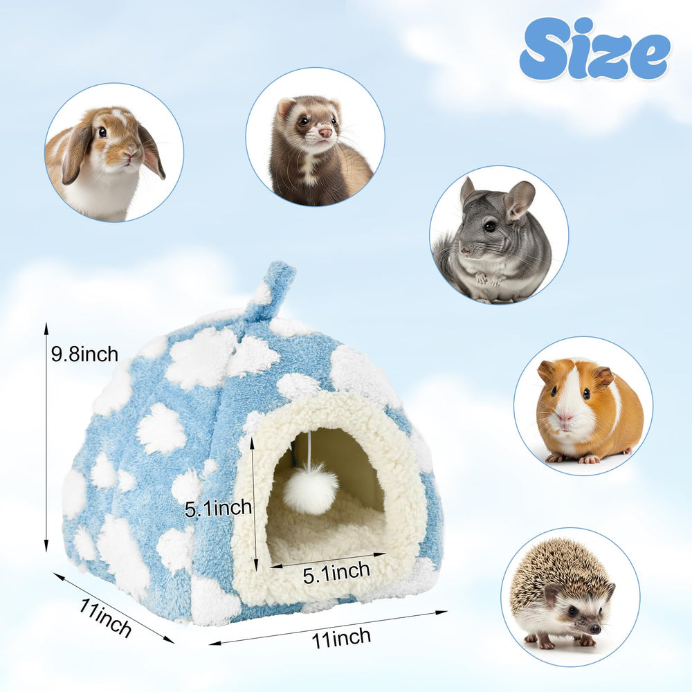 LyssKMK Bunny Bed non-slip bottom keeps it steady during play.