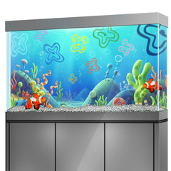 LYYAB underwater scene backdrop close-up showing vibrant colors