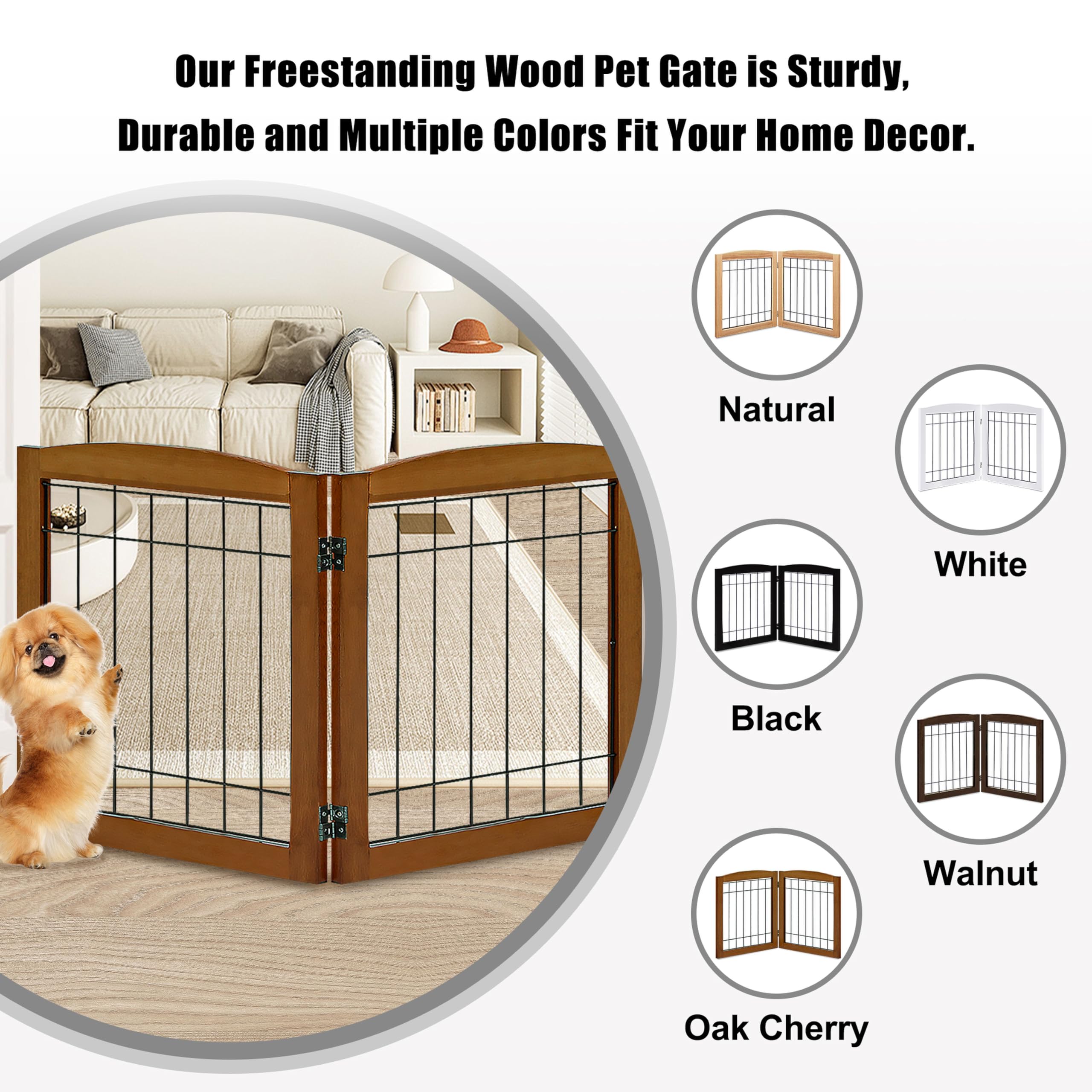 LZRS chew-resistant bars deter nibbling while keeping pets contained