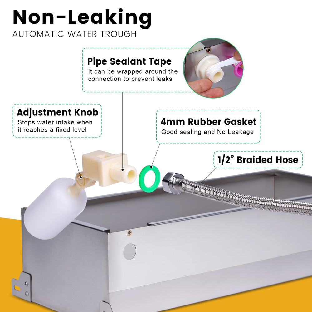 LZWUNYXE float valve control enabling automatic refilling.