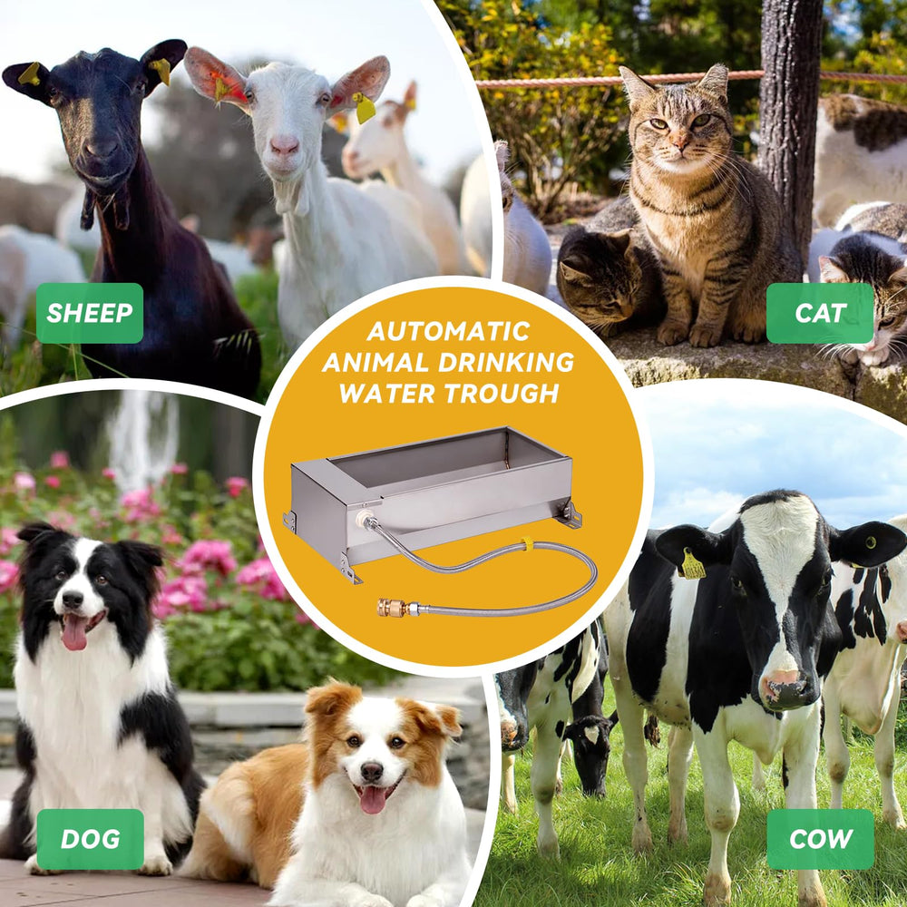 LZWUNYXE outdoor waterer supports safe, self-filling hydration.