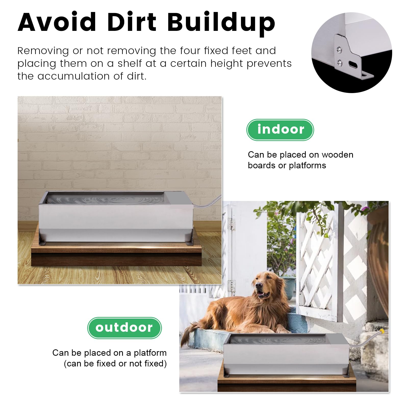 LZWUNYXE rolled-edge design prevents scratches during handling.