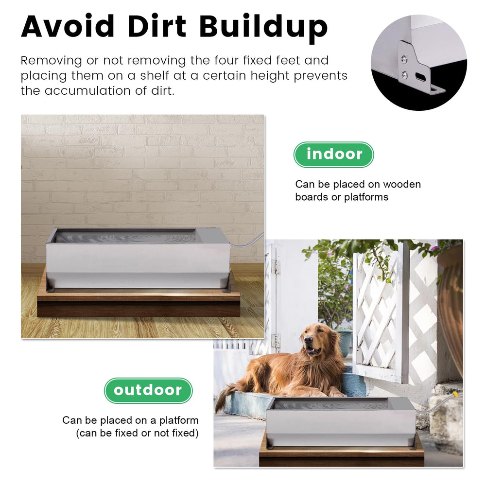 LZWUNYXE rolled-edge design prevents scratches during handling.