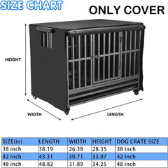 M JJYPET crate cover side window for ventilation and airflow