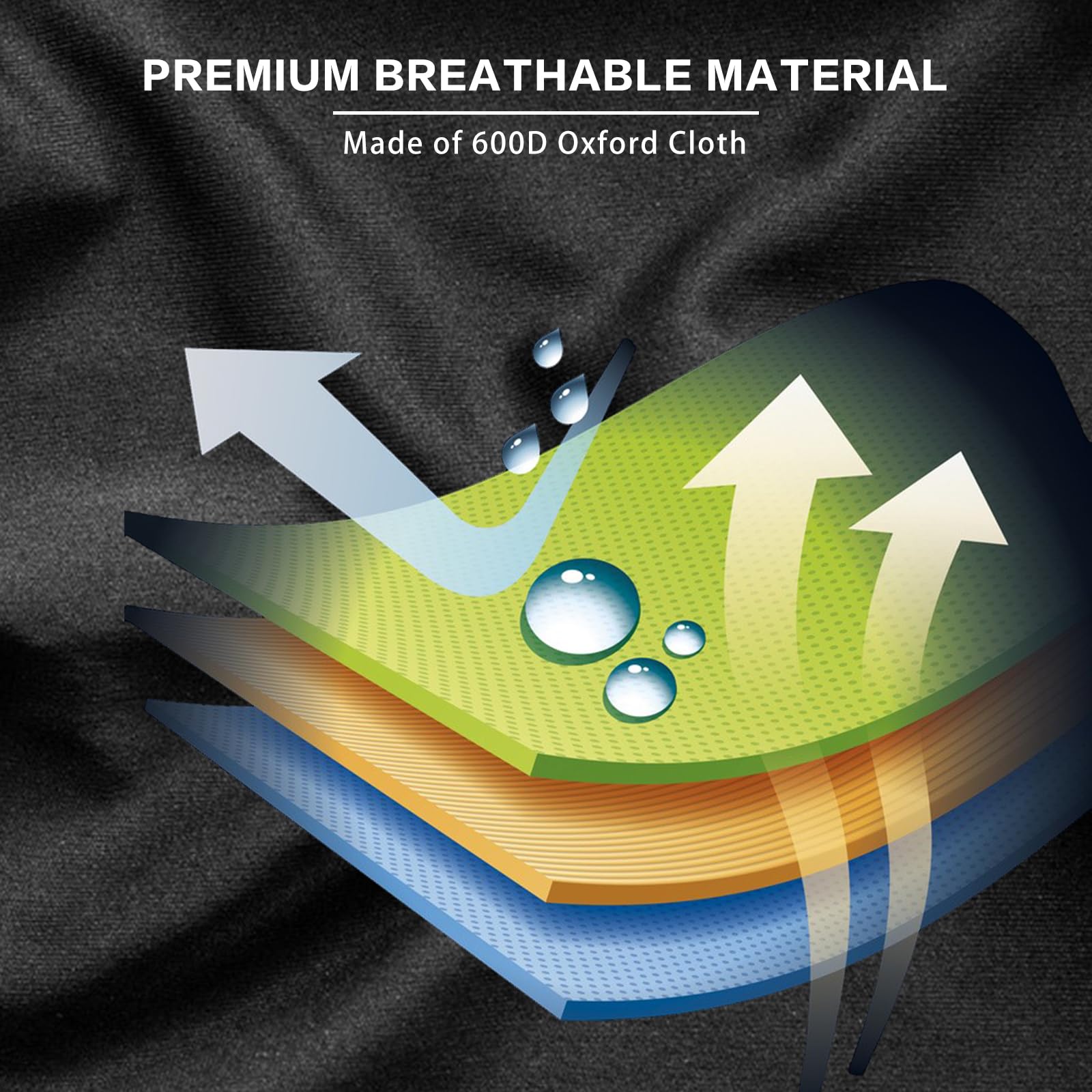 M JJYPET windproof and waterproof exterior fabric detail