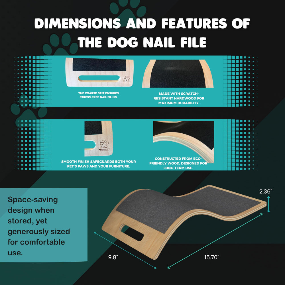 M&JODAN PETS easy-to-use dog scratch board suitable for every dog size.