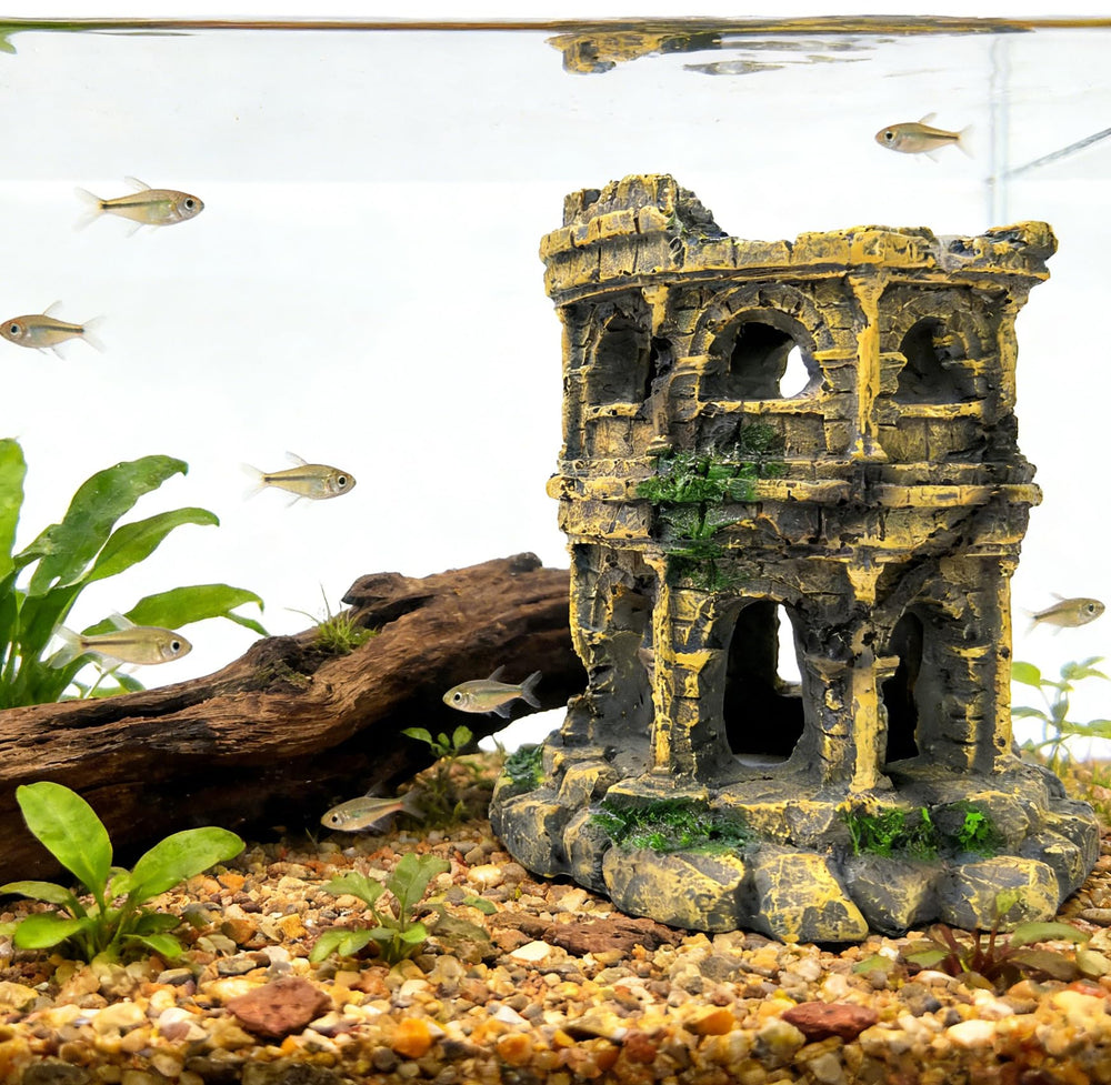 M2cbridge Roman column ruins detailed painting adds vibrant, natural color to tanks.
