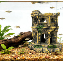 M2cbridge Roman column ruins detailed painting adds vibrant, natural color to tanks.