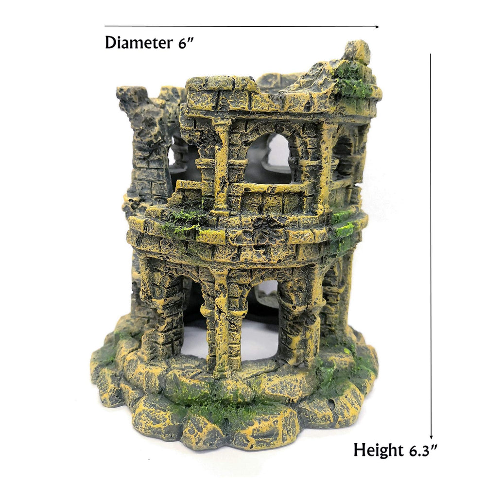 M2cbridge Roman column ruins base-stability ensures the ornament sits securely.