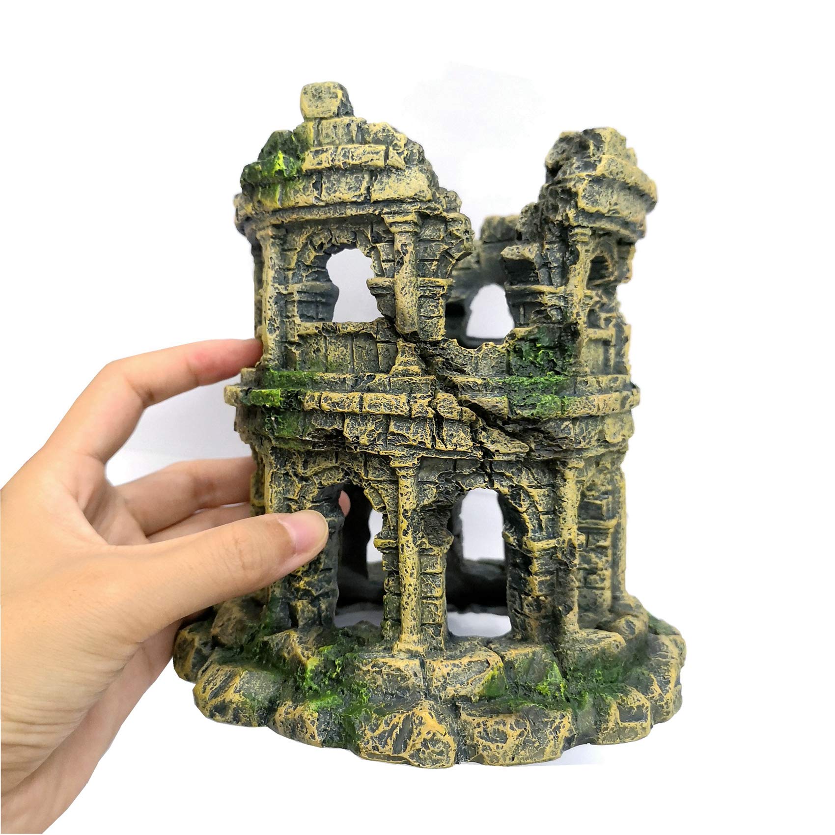 M2cbridge Roman column ruins freshwater use adds a natural look and shelter.
