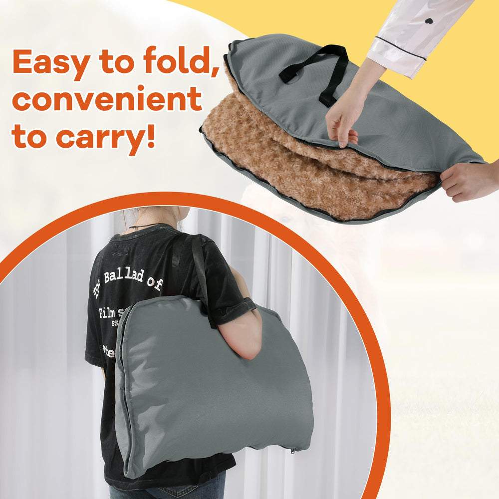 MABOZOO carry handles and large 44x32 inch sleeping surface