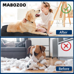 MABOZOO crate pad inside crate showing secure fit.