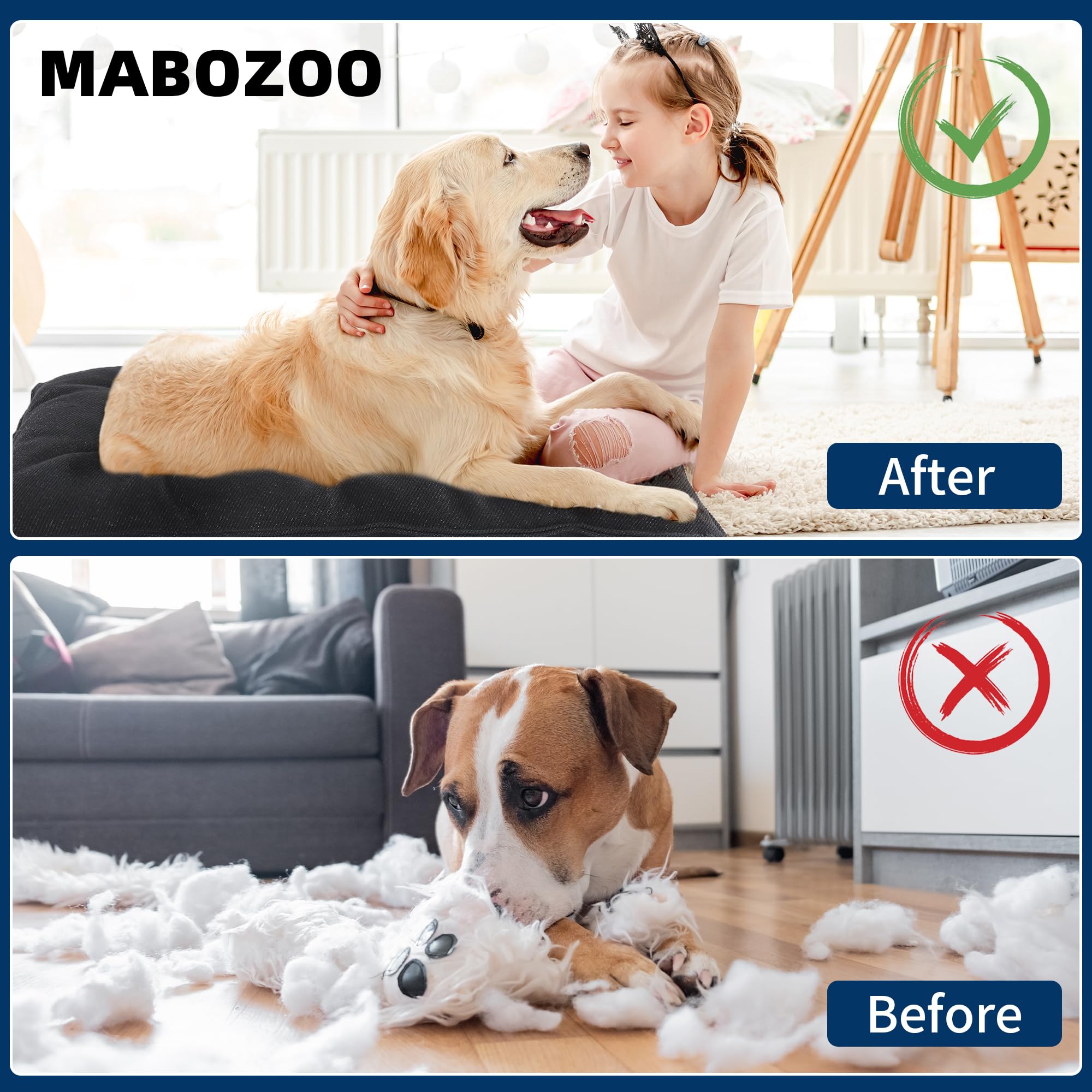 MABOZOO durable seam design visible on edge stitching.