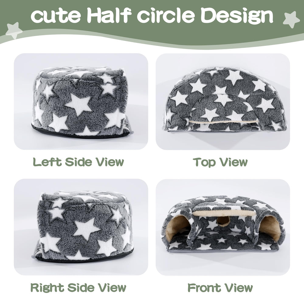 MABOZOO guinea pig house dimensions, shows size fit for multiple pets.