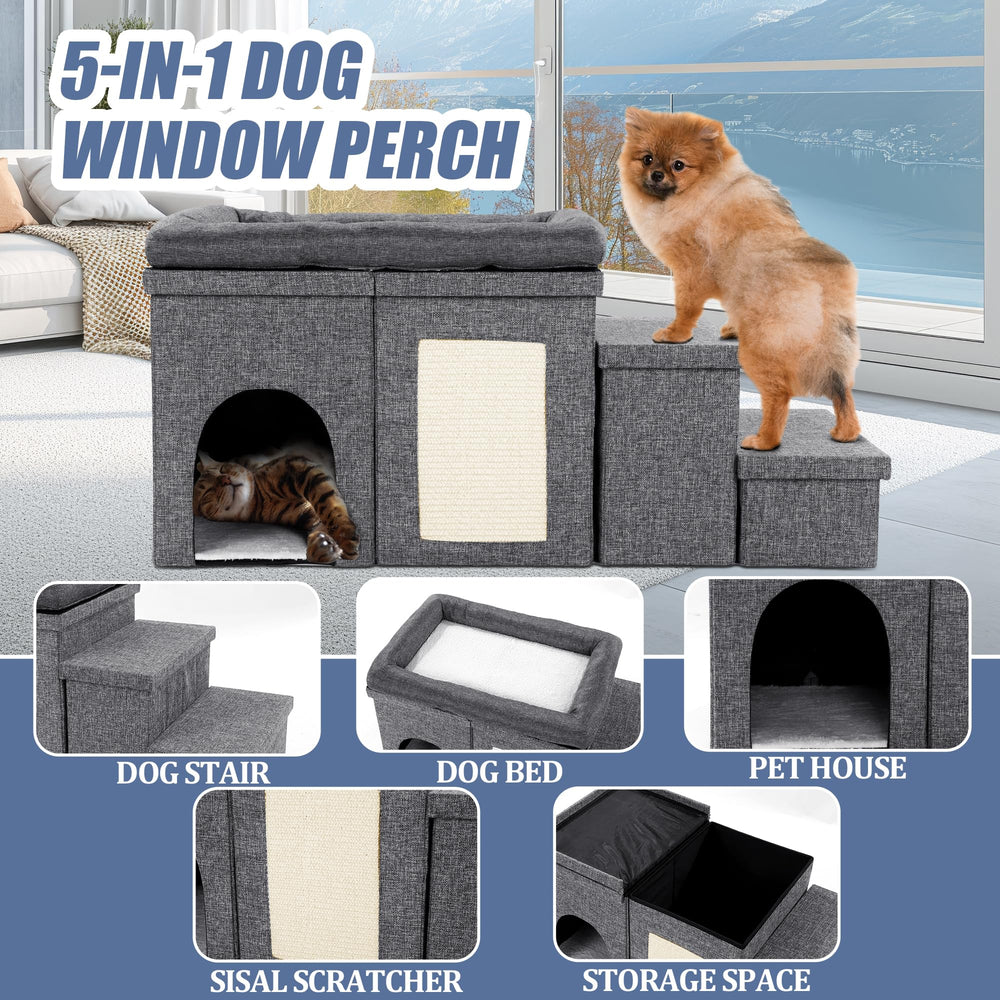 MABOZOO high-density boards ensure stable steps for every size pet.