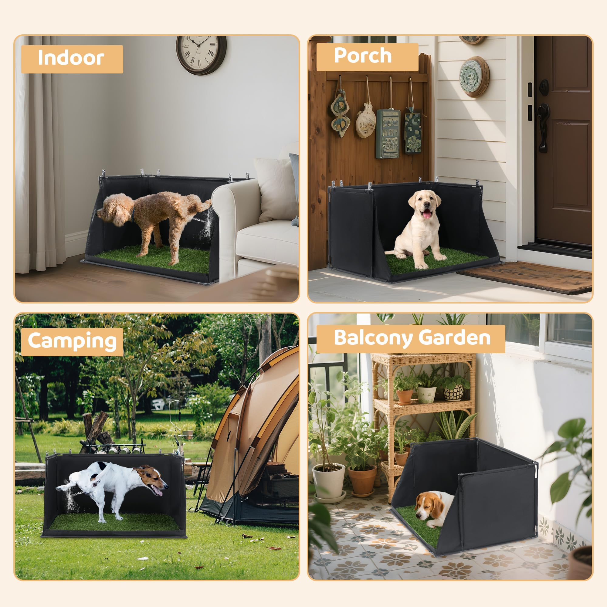 MABOZOO travel-friendly foldable dog potty for trips
