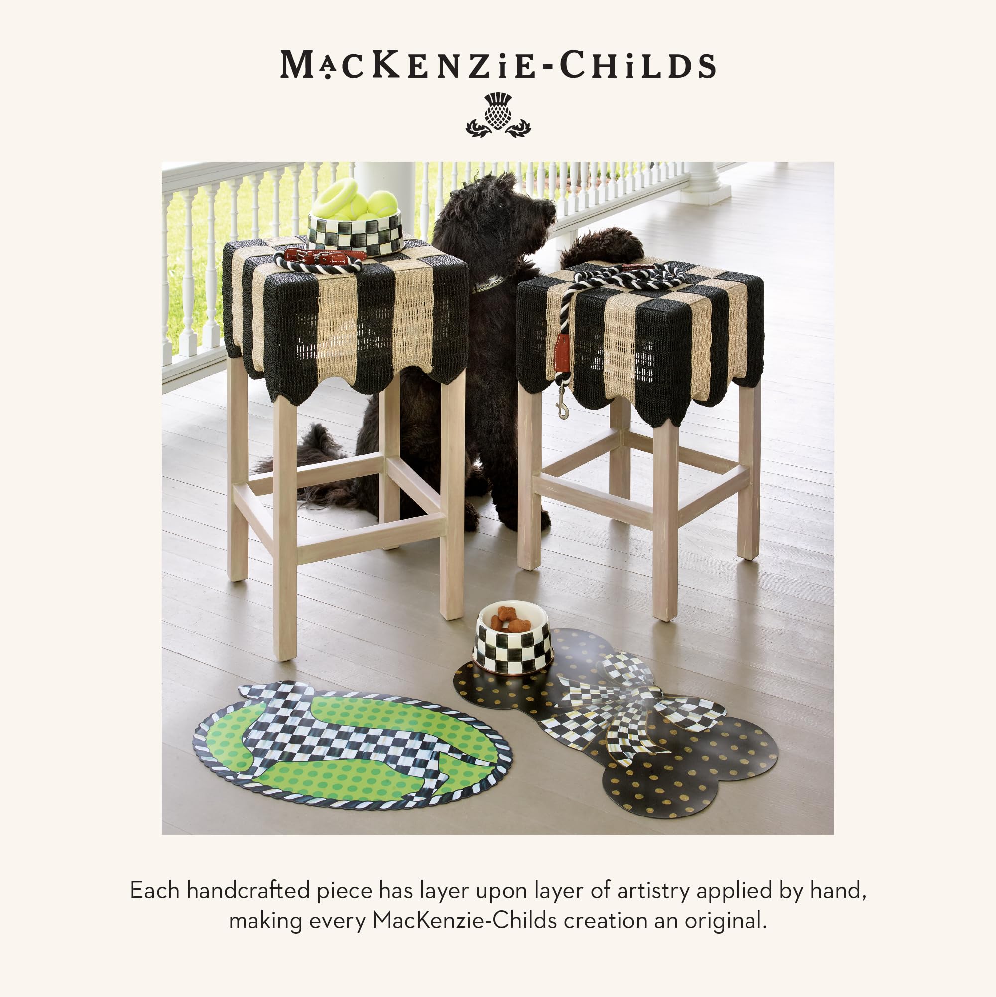 Mackenzie-Childs Gift-ready placemat for pet parents and special occasions